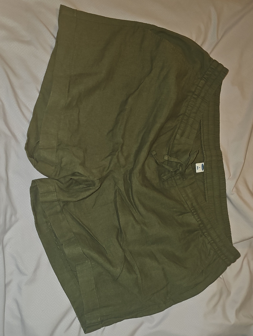 Old Navy Olive Green Elastic Waist Shorts